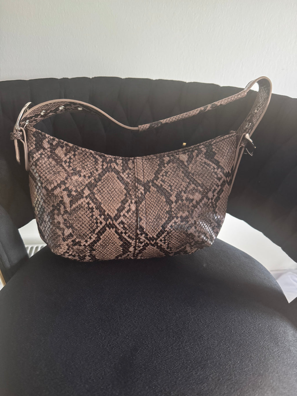 Animal print handbag