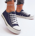 Canvas lace up trainers