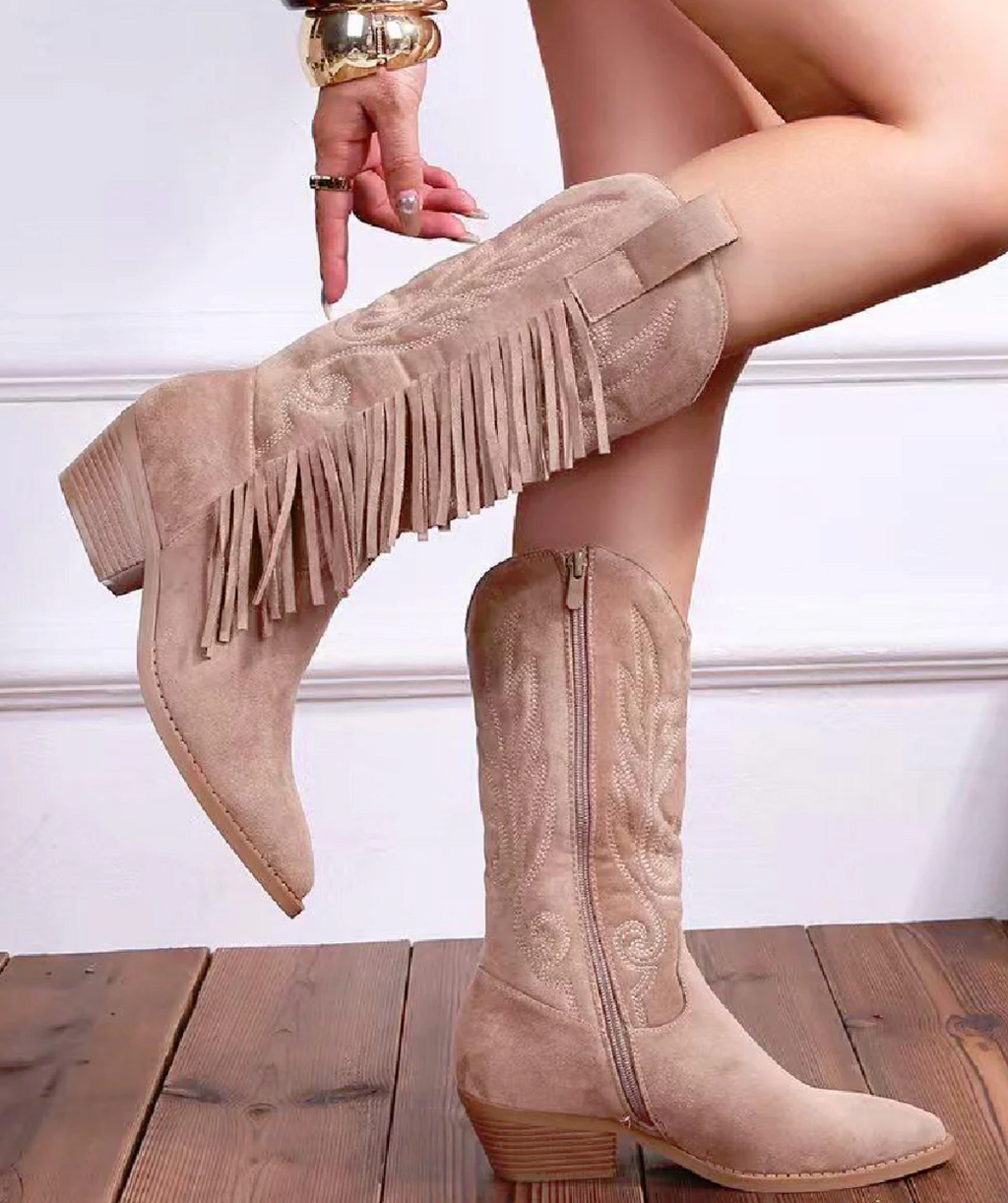 Fringe Cowboy boots